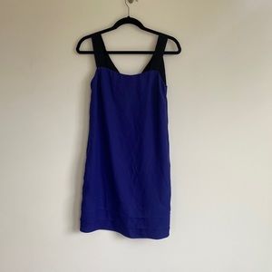Blue and black Banana Republic dress size 2.  Brand new with tags.